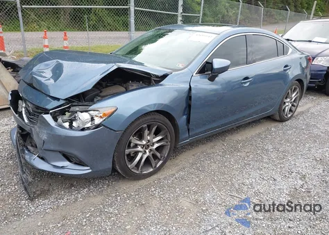 2014 Mazda Mazda6 I Grand Touring из США, поврежденный, VIN JM1GJ1W69E1156732